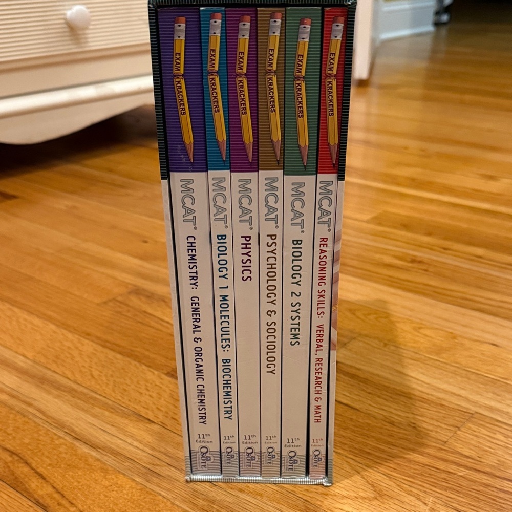 MCAT Exam Prep Book Set